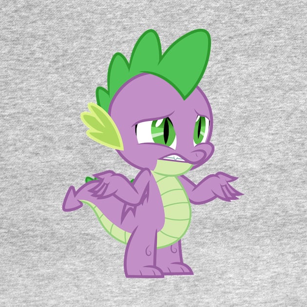 Spike shrugging by CloudyGlow